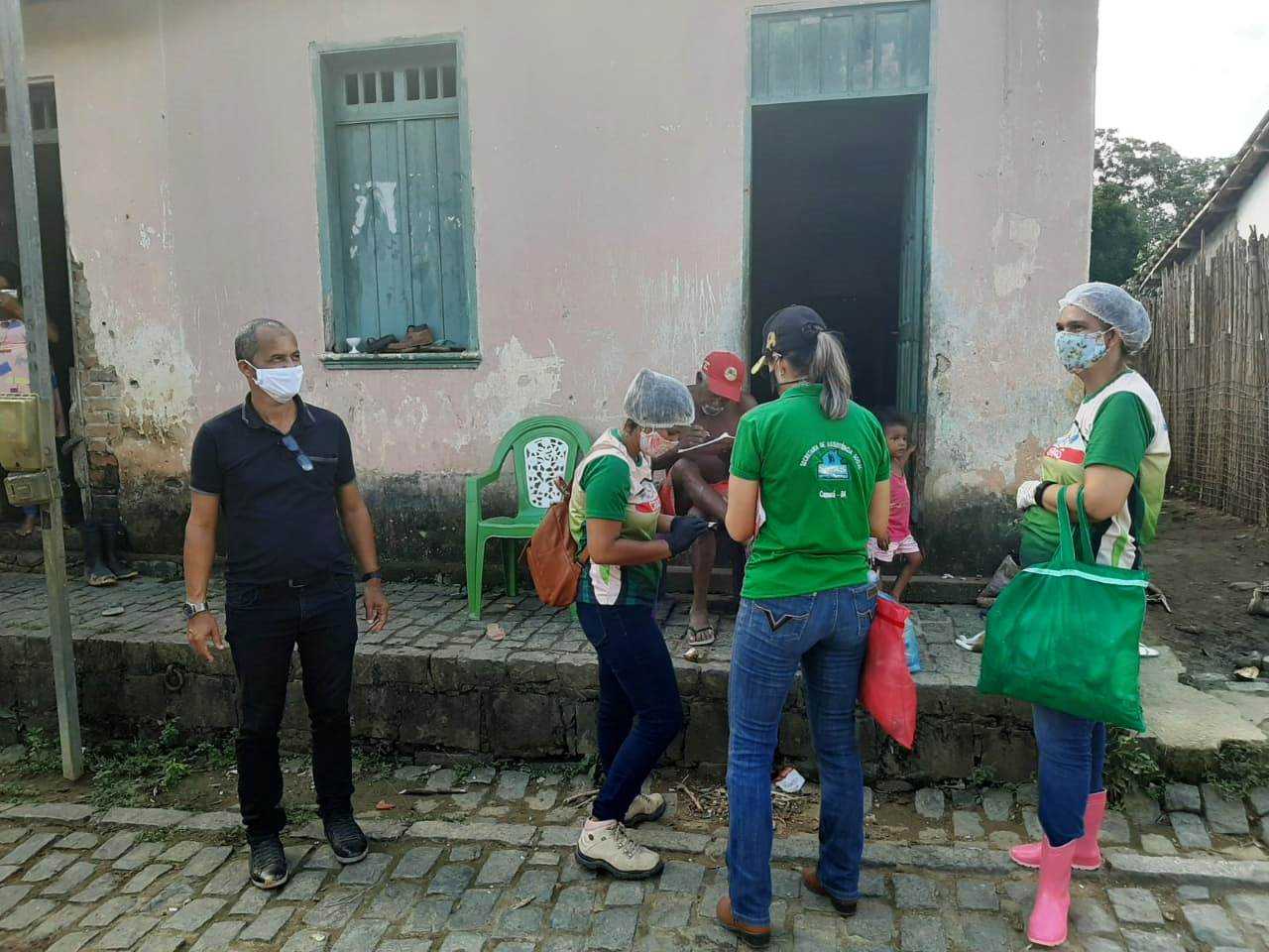 Camacã: Famílias do Assentamento Nova Ipiranga recebem cesta básicas e máscaras